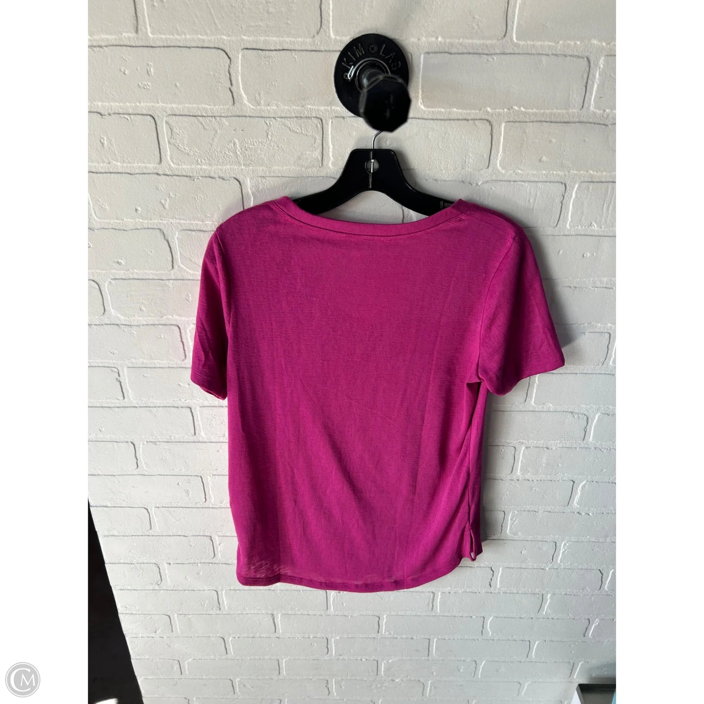 Athletic Top Short Sleeve By Athleta In Pink, Size: S