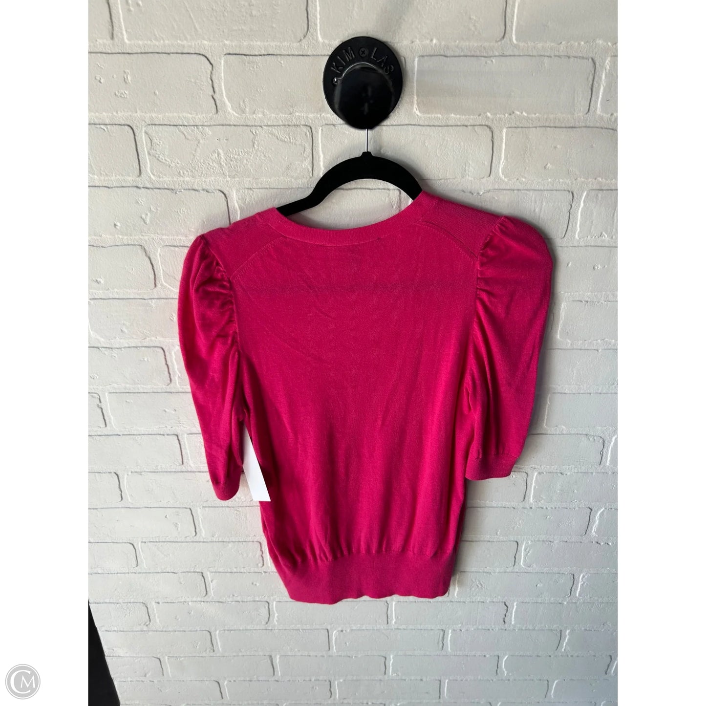 Sweater Short Sleeve By White House Black Market In Pink, Size: S