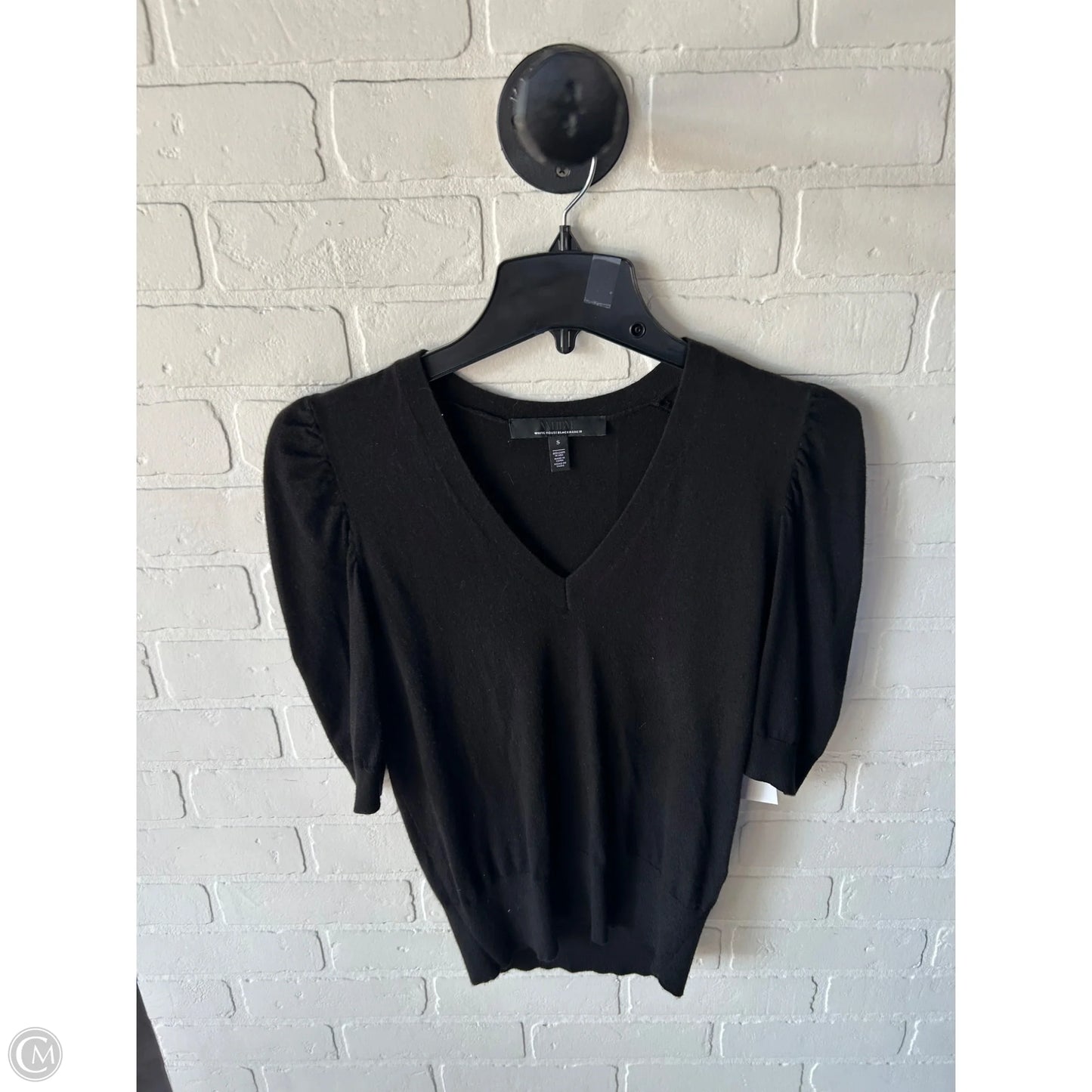 Sweater Short Sleeve By White House Black Market In Black, Size: S