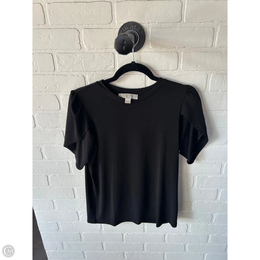 Top Short Sleeve By Michael By Michael Kors In Black, Size: Xs