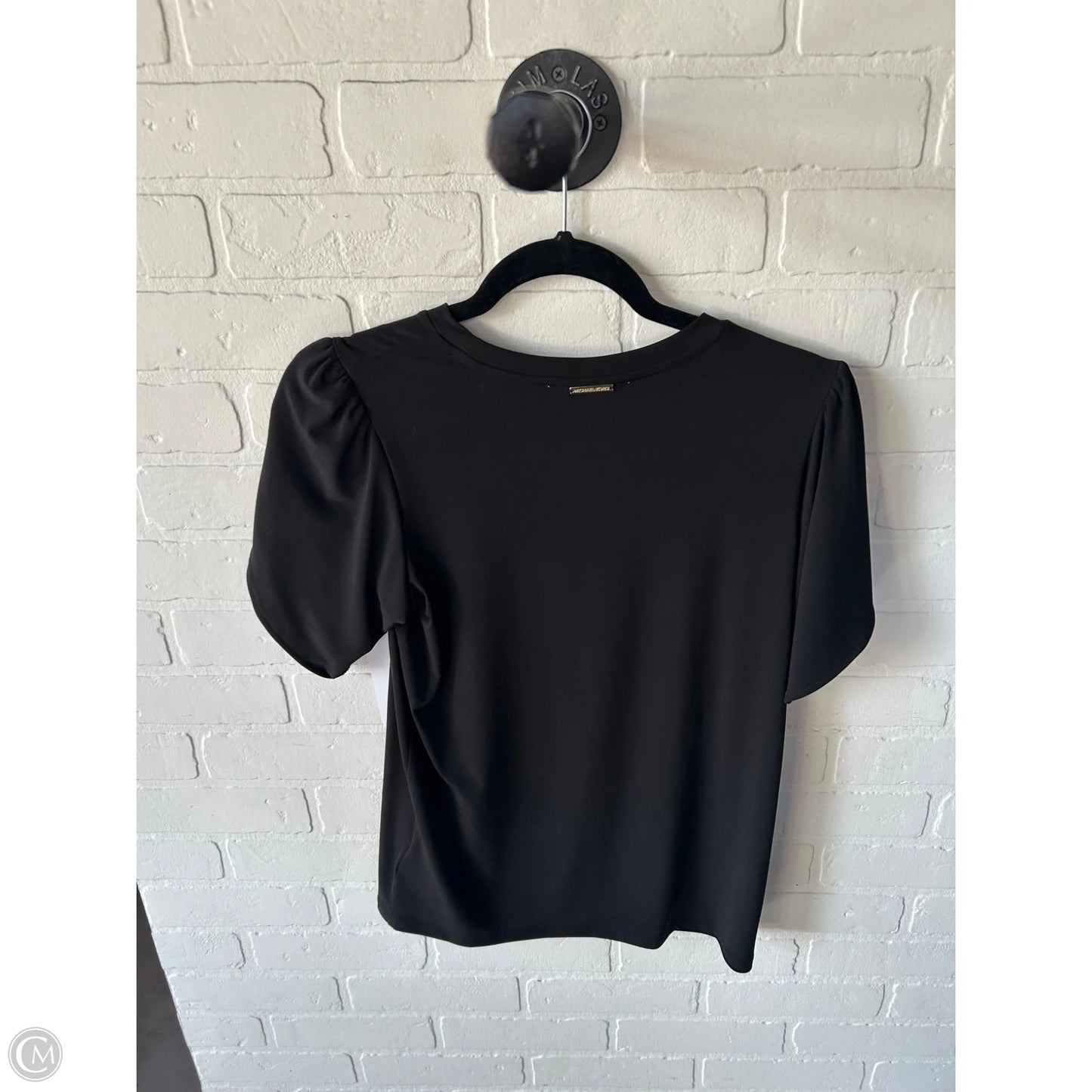 Top Short Sleeve By Michael By Michael Kors In Black, Size: Xs