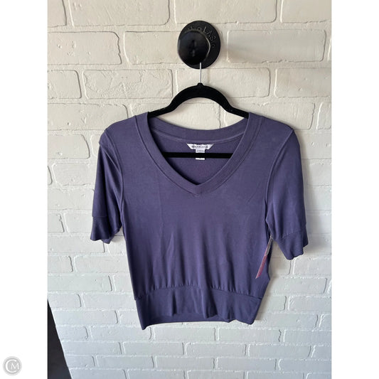 Athletic Top Short Sleeve By Athleta In Purple, Size: Xs
