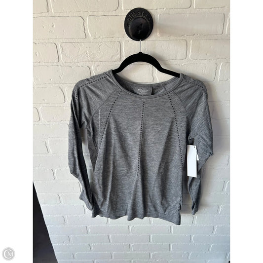 Athletic Top Long Sleeve Crewneck By Athleta In Grey, Size: S