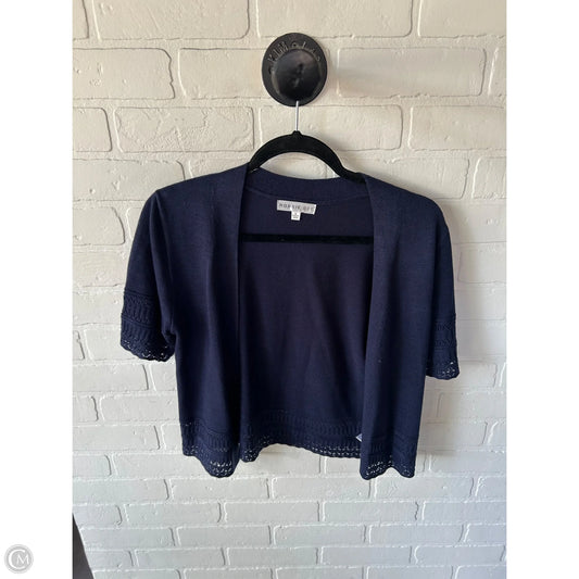 Sweater Short Sleeve By Robbie Bee In Navy, Size: S