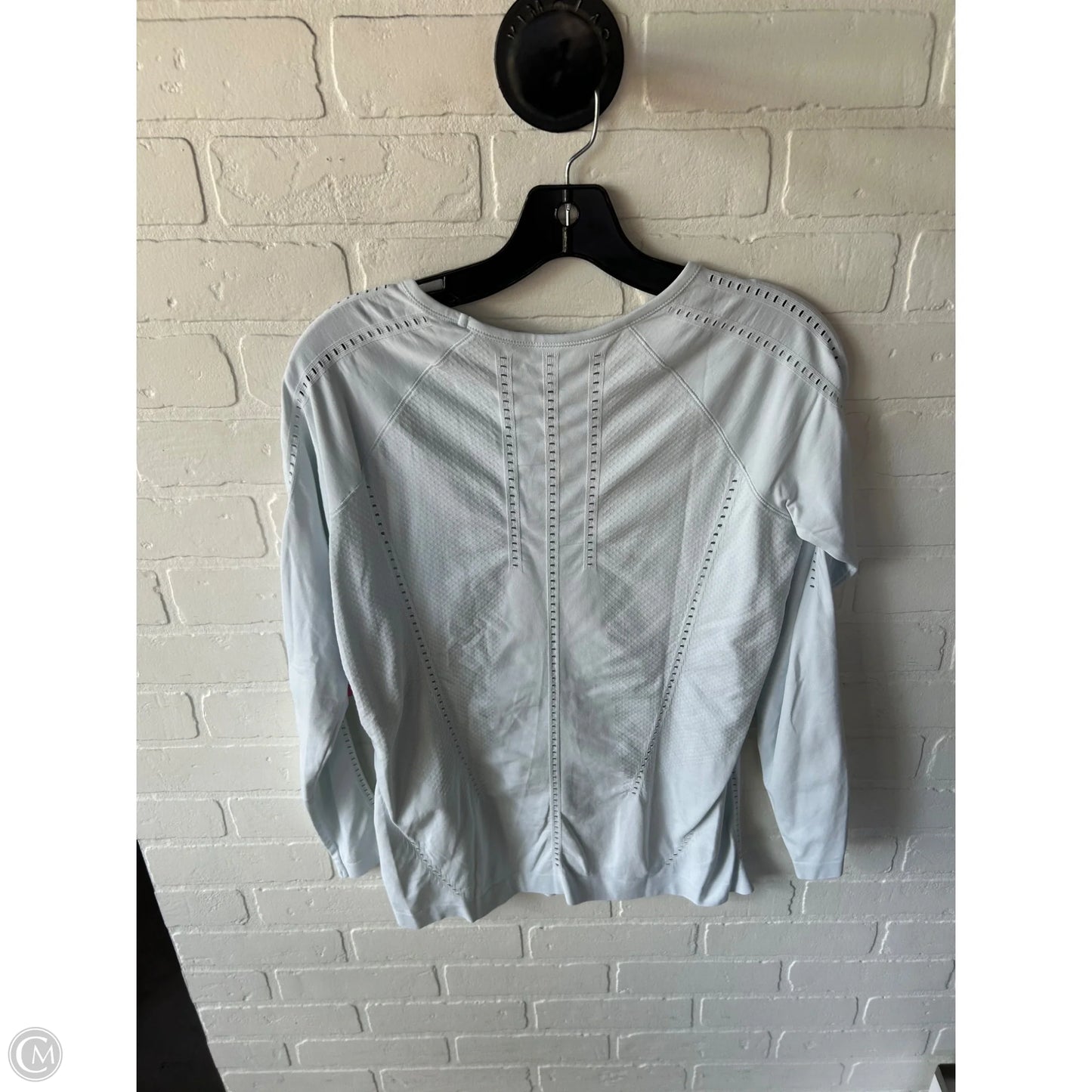 Athletic Top Long Sleeve Crewneck By Athleta In Blue, Size: S