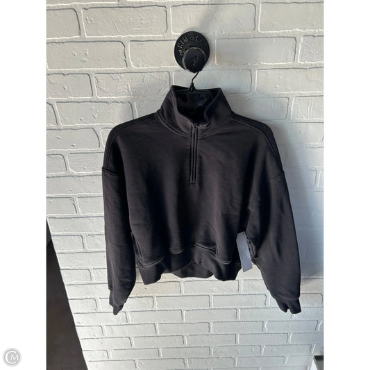 Athletic Sweatshirt Collar By Athleta In Black, Size: Xs