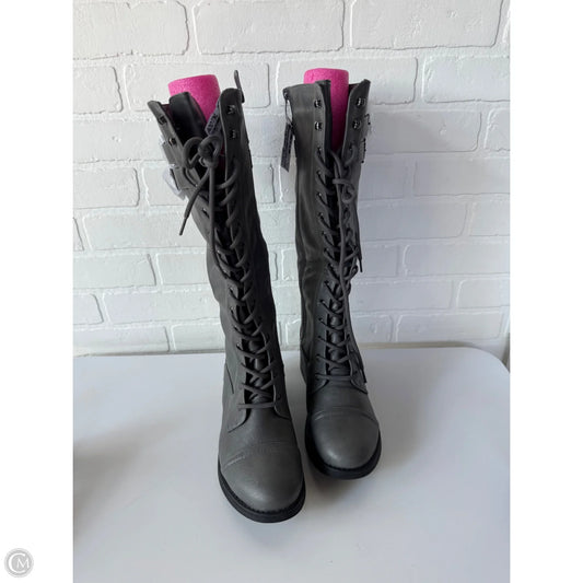 Boots Knee Flats By Dream Pairs In Grey, Size: 8.5