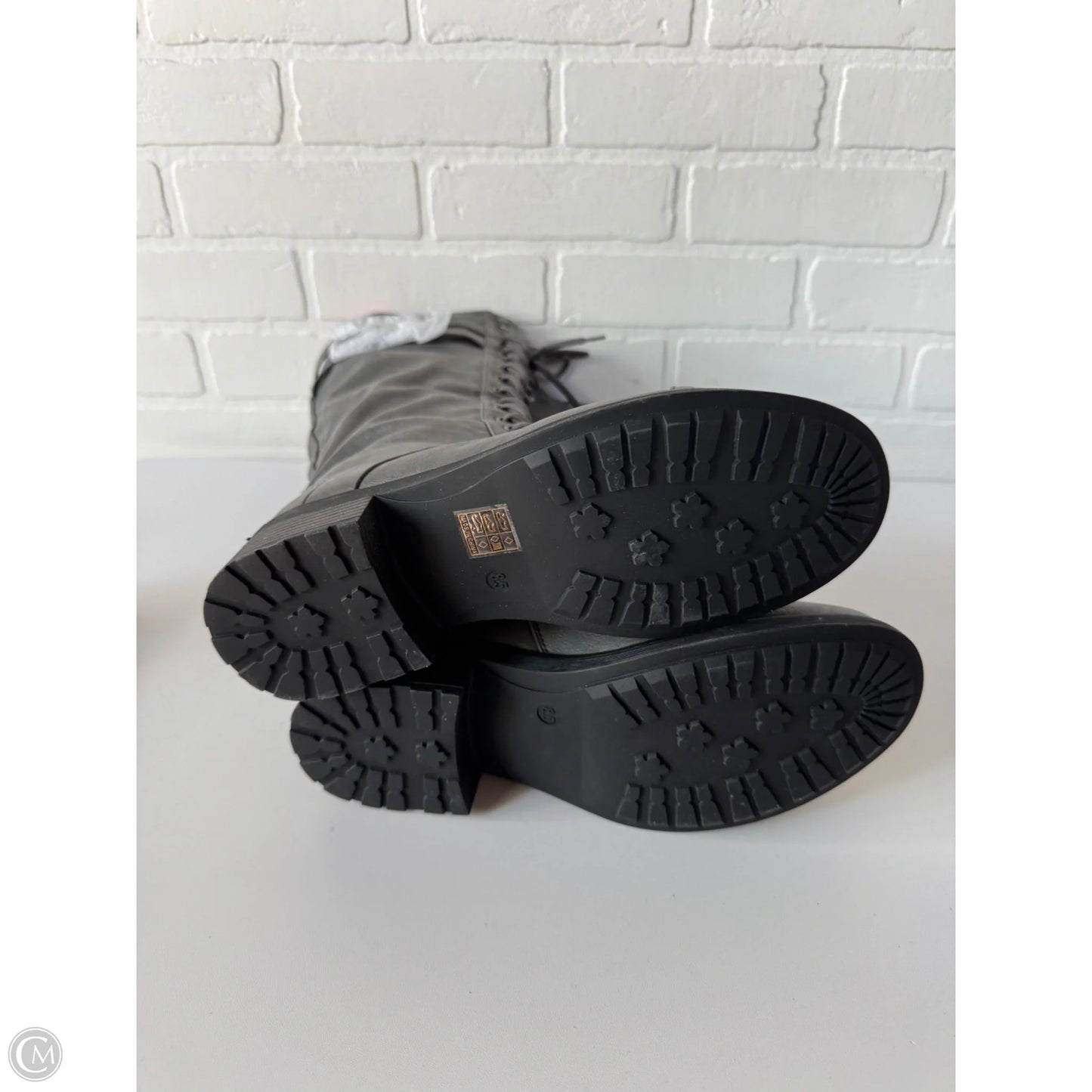 Boots Knee Flats By Dream Pairs In Grey, Size: 8.5