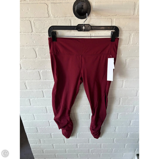 Athletic Leggings Capris By Fabletics In Red, Size: 8
