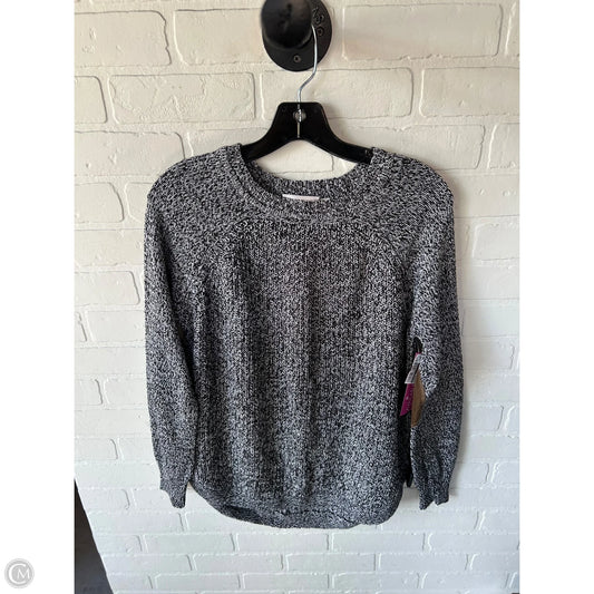 Sweater By Rd Style In Black & White, Size: M