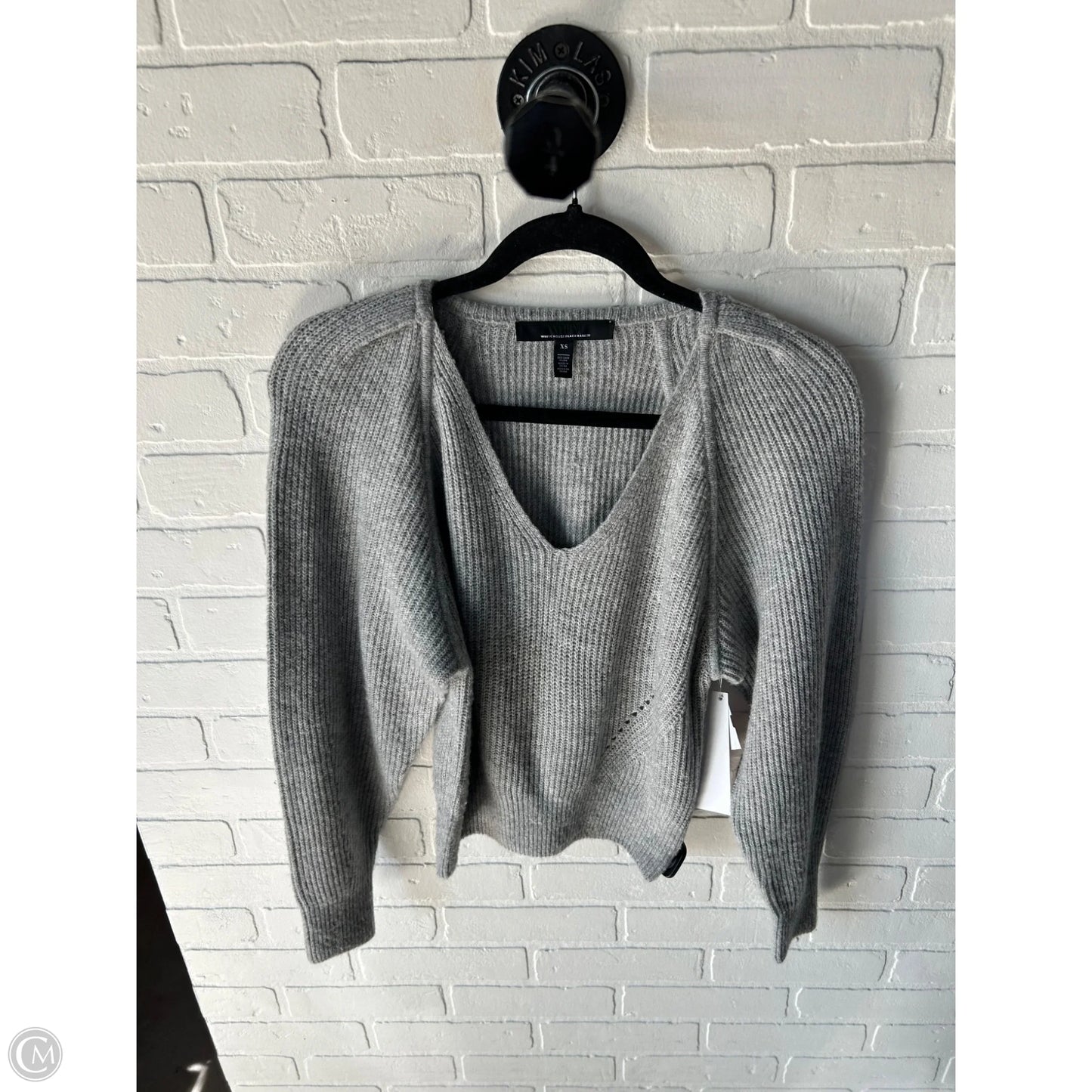Sweater By White House Black Market In Grey, Size: Xl