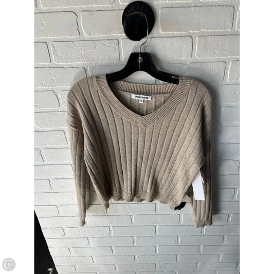Sweater By Vigoss In Tan, Size: S