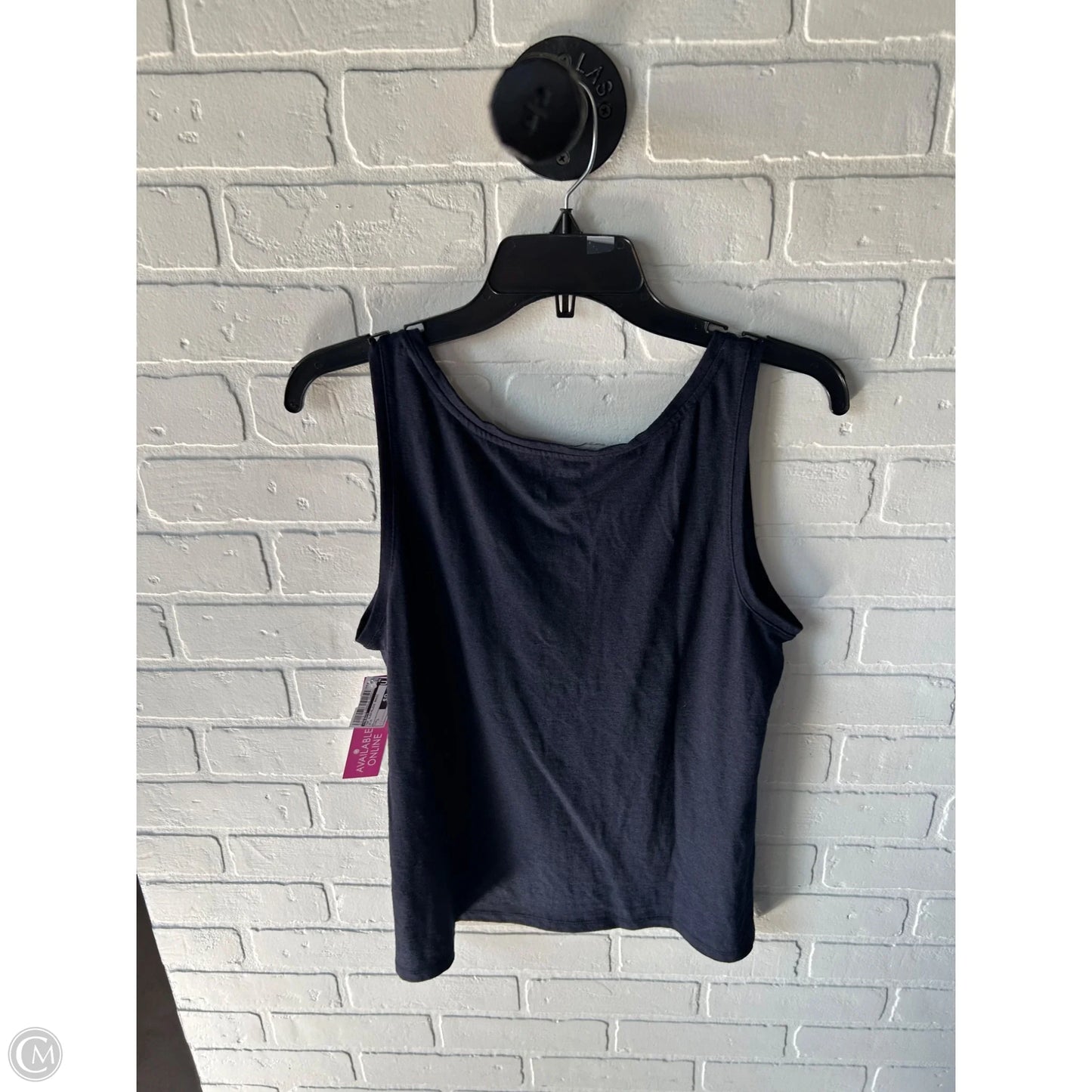 Top Sleeveless Basic By Talbots In Blue, Size: L