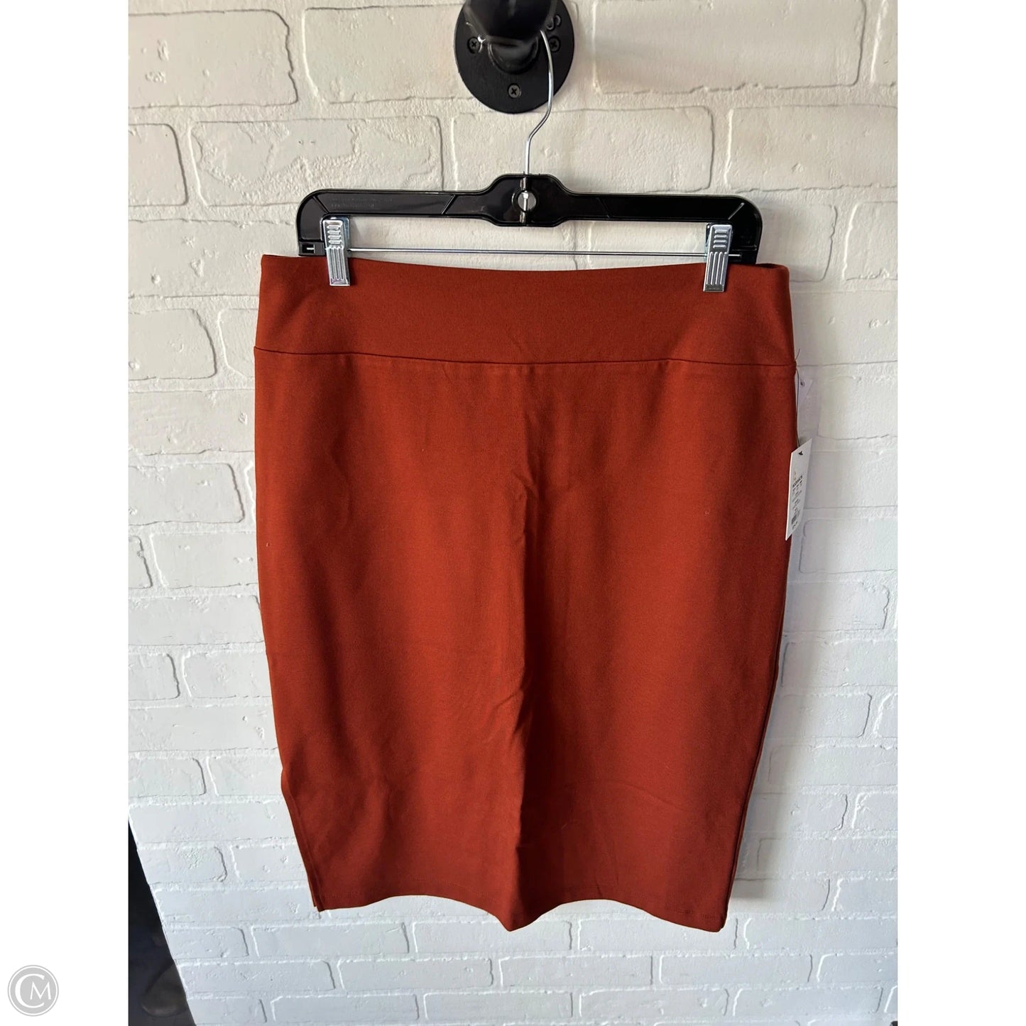 Skirt Midi By Nine West In Brown, Size: 12