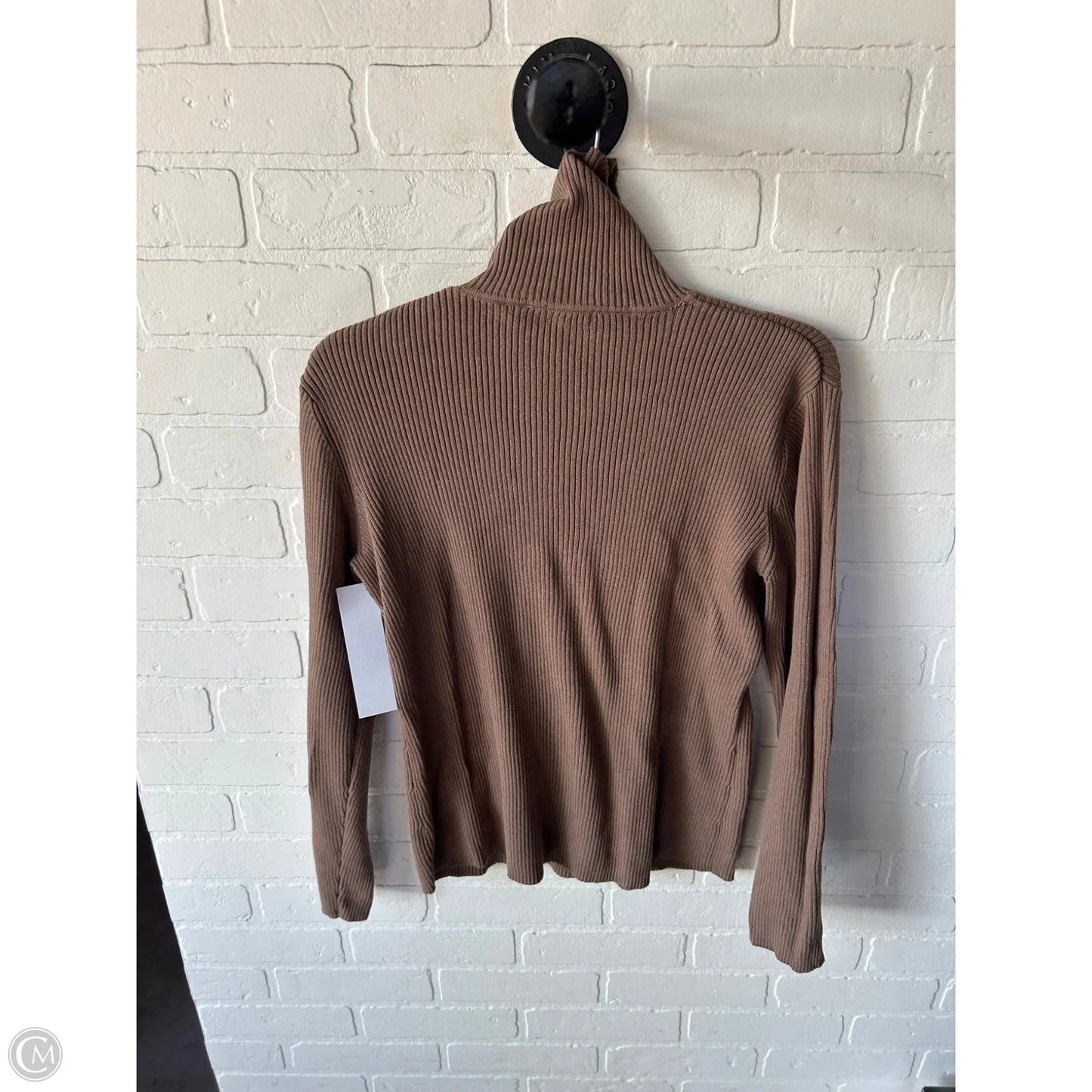 Sweater By Liz And Co In Tan, Size: Xl
