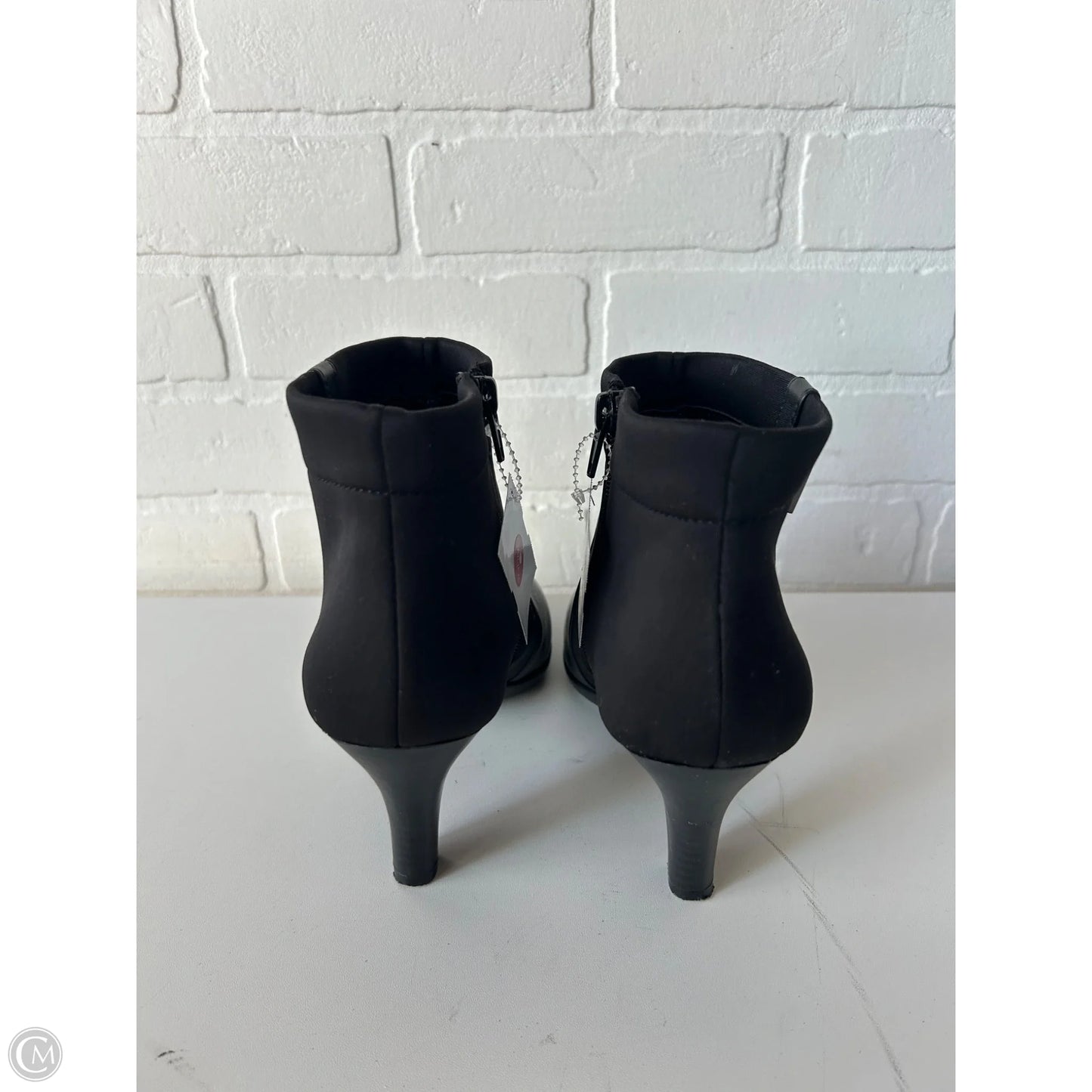 Boots Ankle Heels By Alfani In Black, Size: 7.5