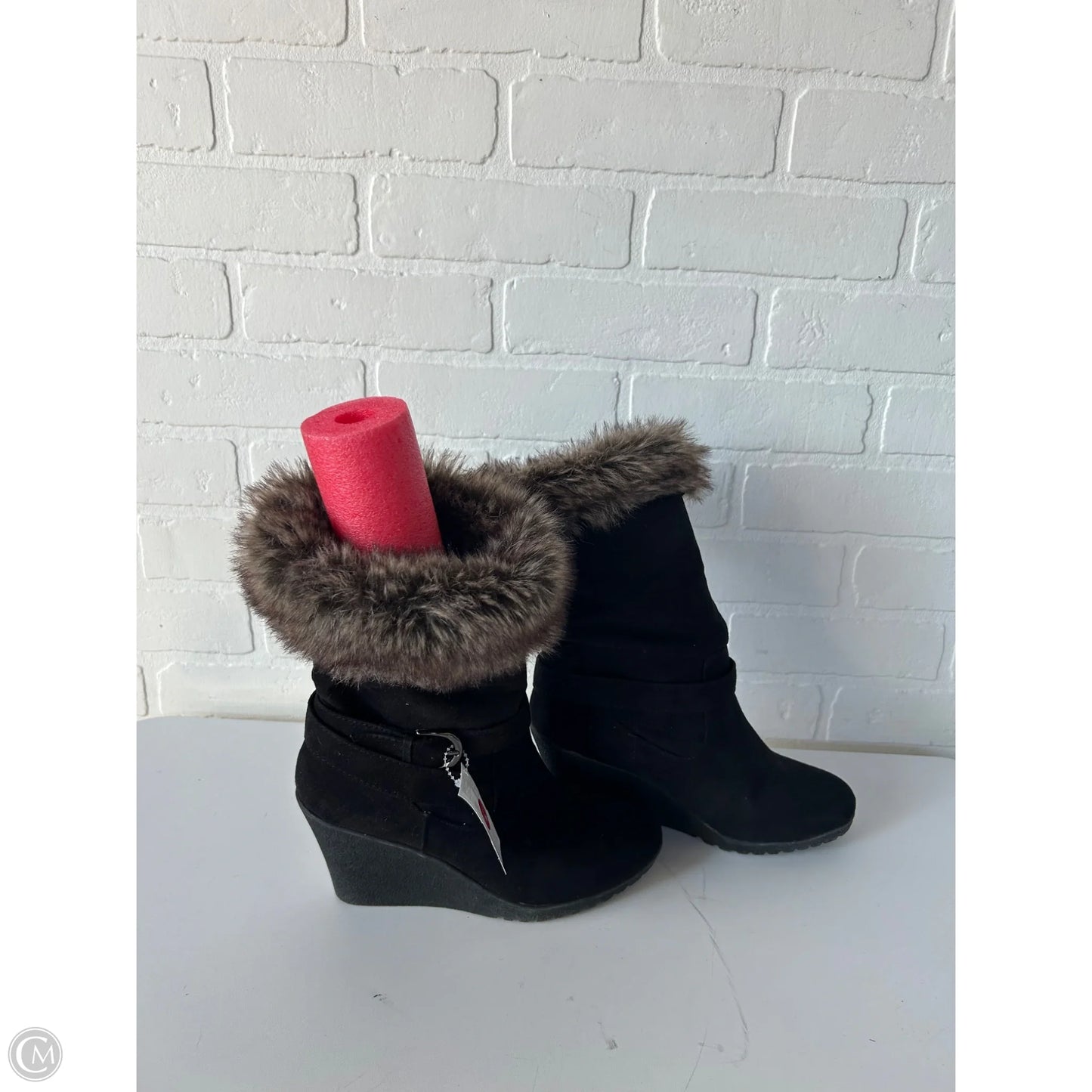 Boots Mid-calf Heels By Ana In Black, Size: 7.5