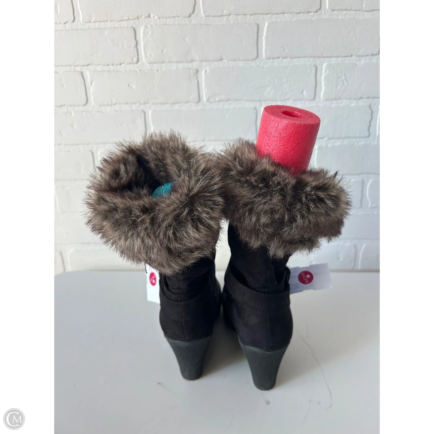 Boots Mid-calf Heels By Ana In Black, Size: 7.5
