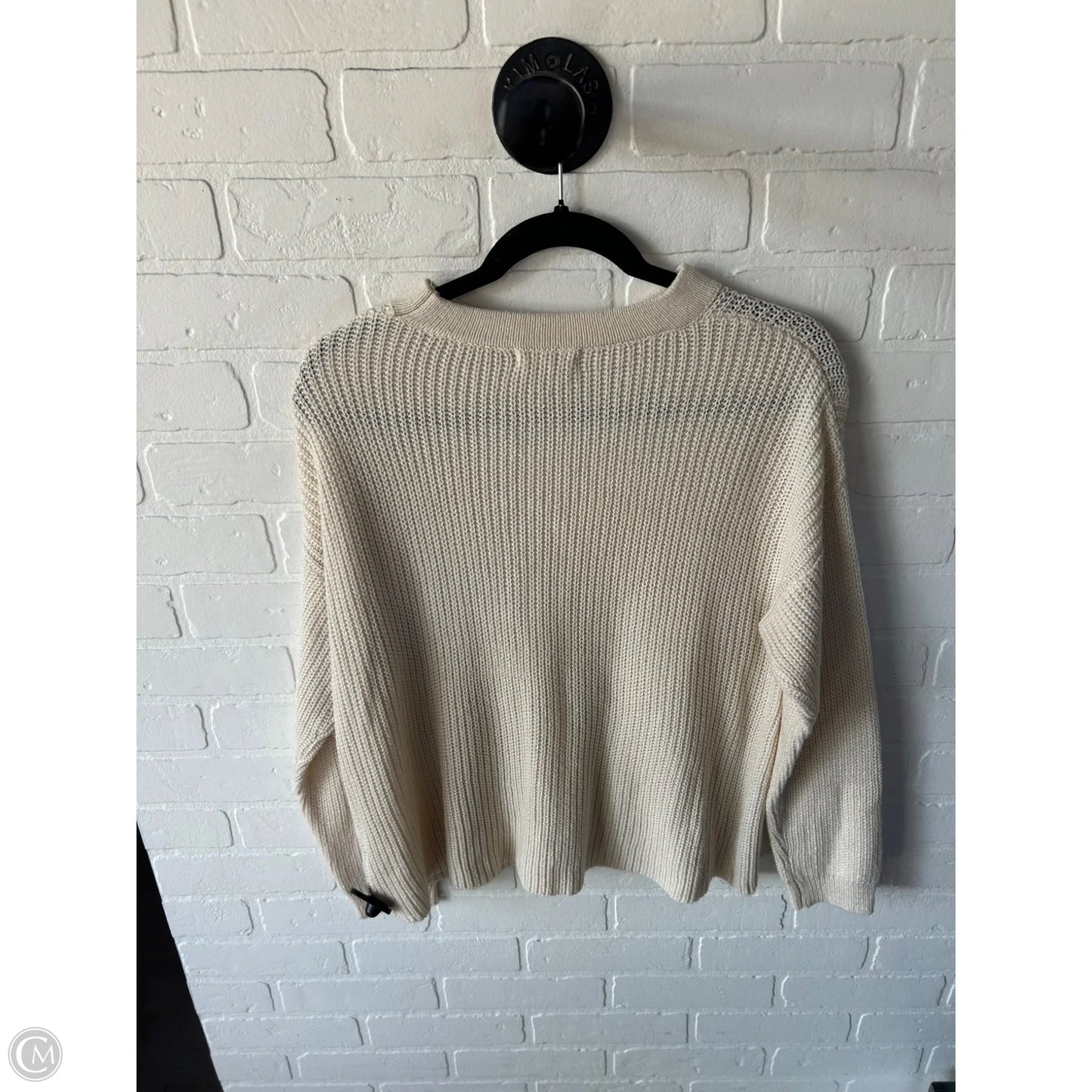 Sweater By Miracle In Tan, Size: S