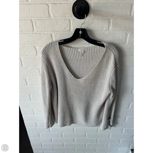 Sweater By Miracle In Grey, Size: S