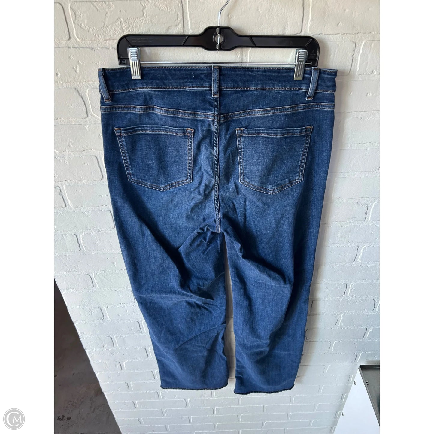 Jeans Wide Leg By J. Jill In Blue Denim, Size: 12