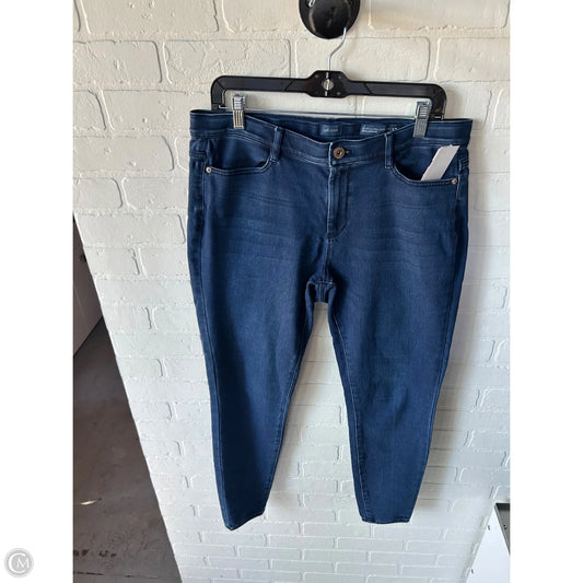 Jeans Skinny By J. Jill In Blue Denim, Size: 12