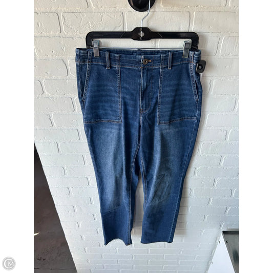 Jeans Straight By J. Jill In Blue Denim, Size: 10l