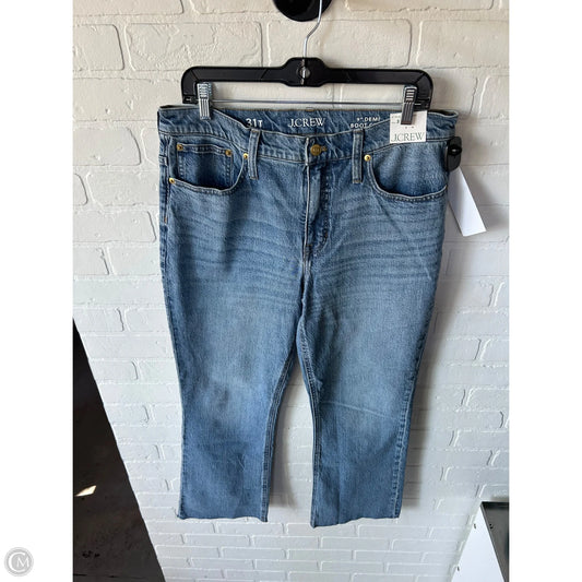 Jeans Boot Cut By J. Crew In Blue Denim, Size: 12l