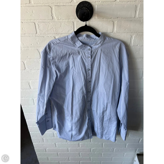 Top Long Sleeve By Nordstrom In Blue, Size: Xl