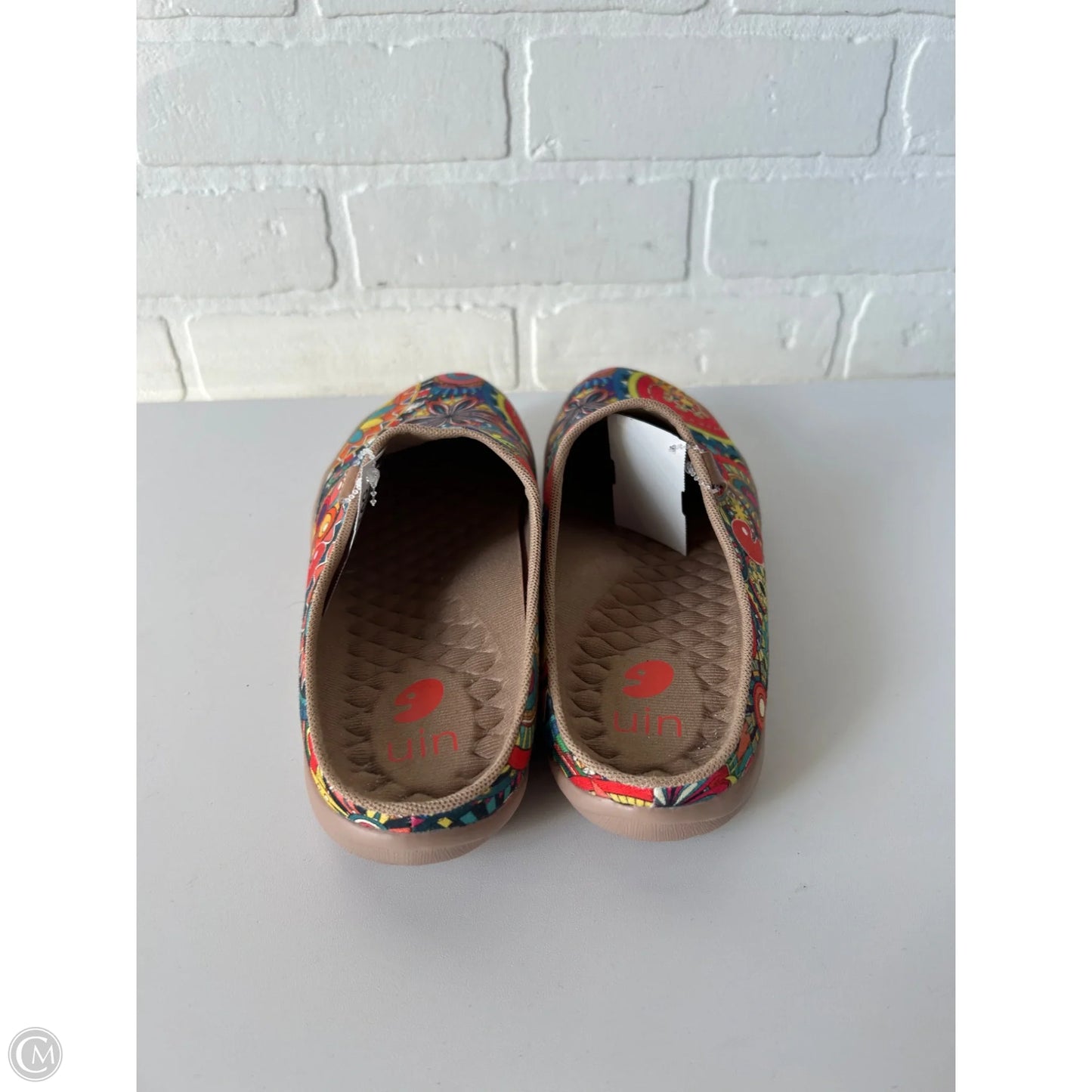 Shoes Flats By Clothes Mentor In Blue & Red, Size: 7