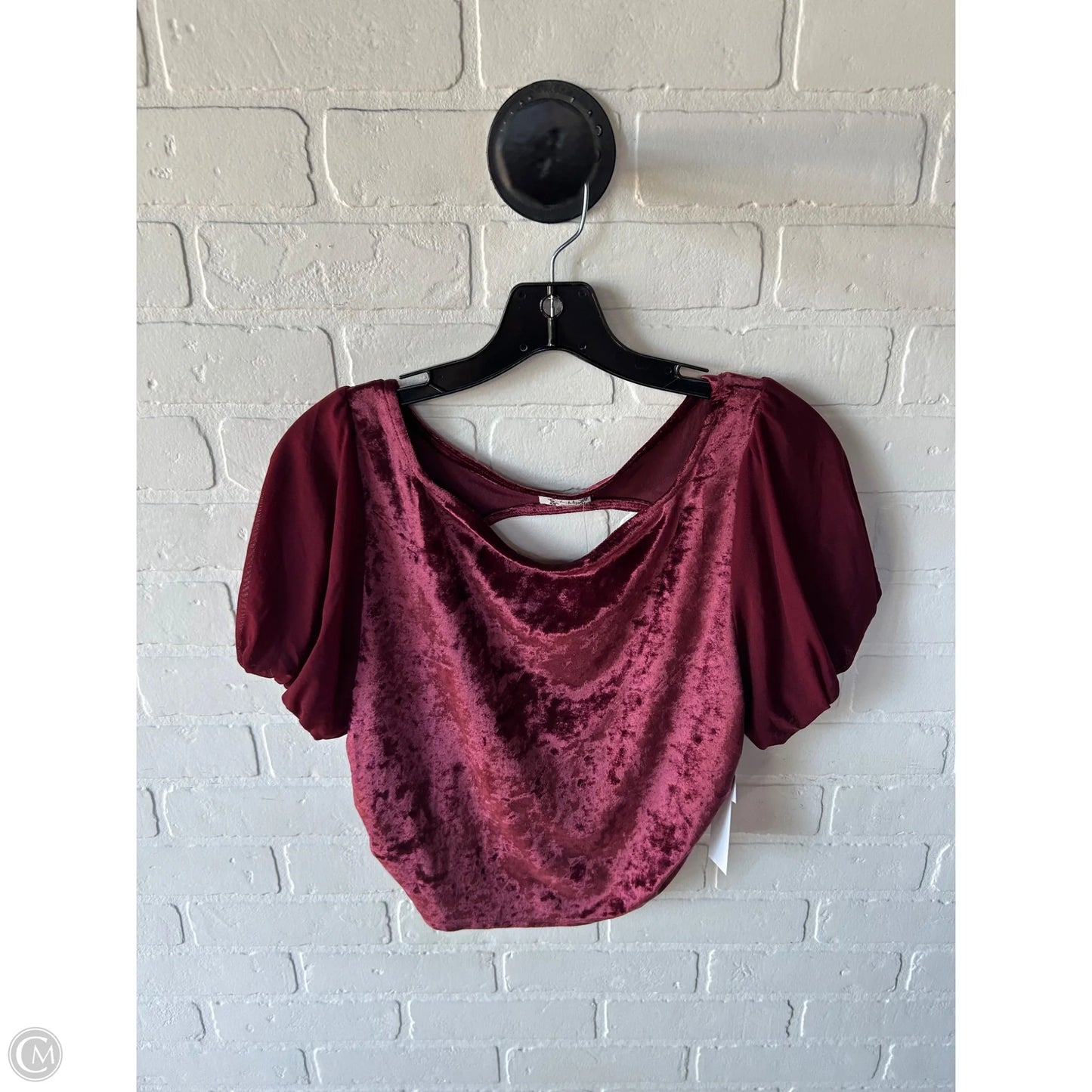 Top Short Sleeve By Free People In Red, Size: L