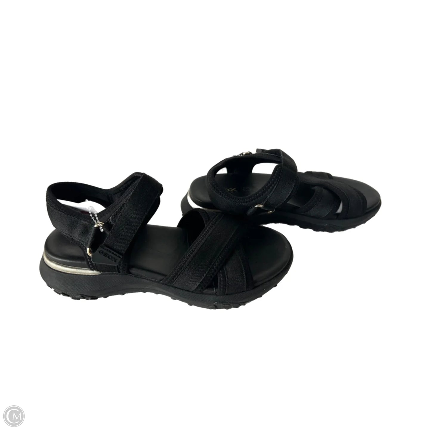 Sandals Flats By Geox Shoes In Black, Size: 8