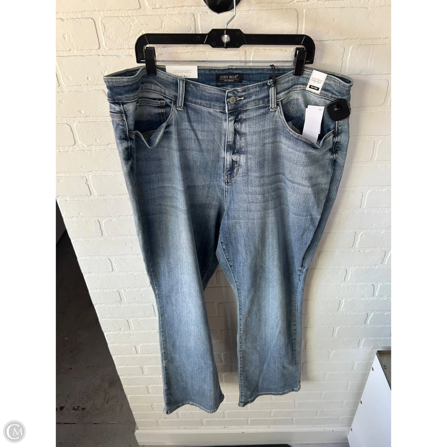 Jeans Boot Cut By Judy Blue In Blue Denim, Size: 22