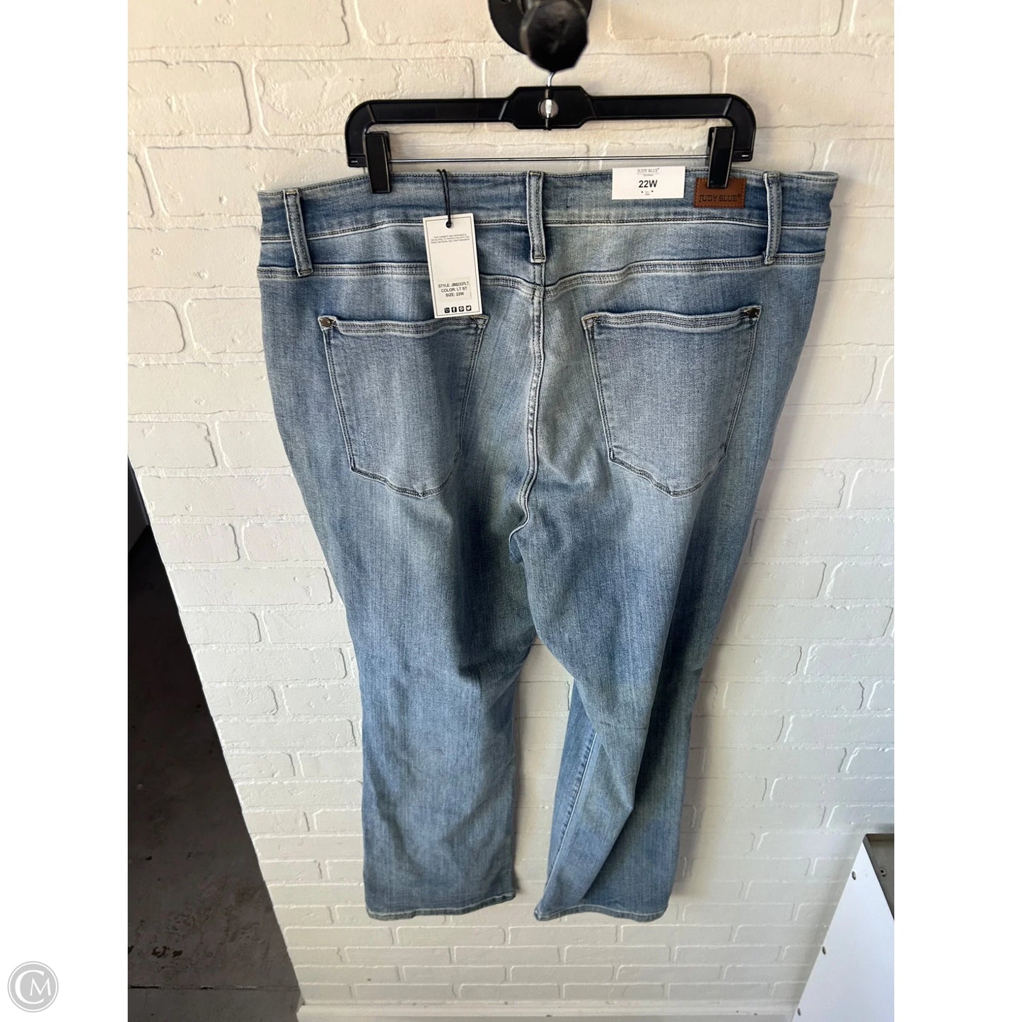 Jeans Boot Cut By Judy Blue In Blue Denim, Size: 22