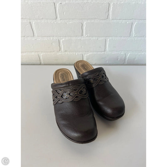 Shoes Heels Block By Croft And Barrow In Brown, Size: 8