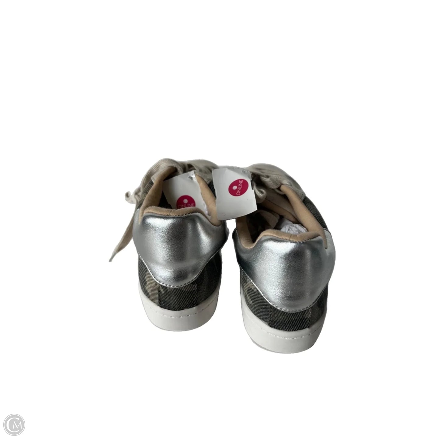 Shoes Sneakers By Soda In Green & Tan, Size: 9