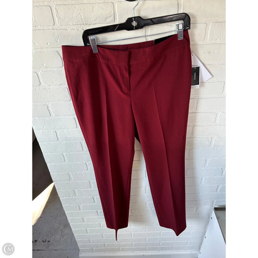 Pants Dress By Nine West In Red, Size: 10
