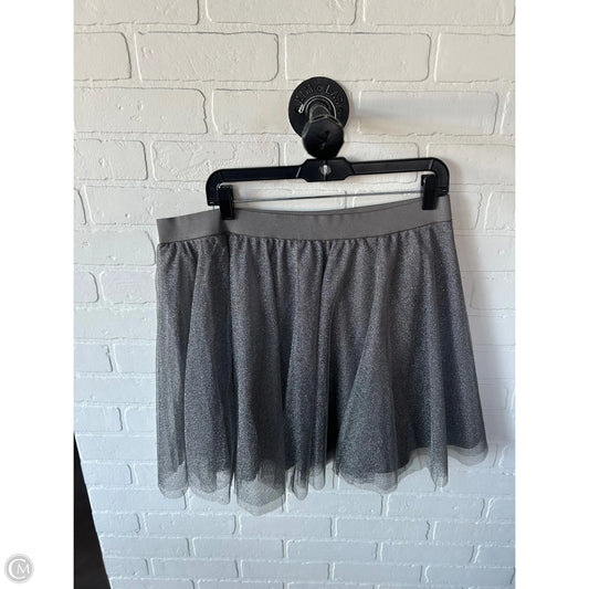Skirt Mini & Short By Lc Lauren Conrad In Silver, Size: 16