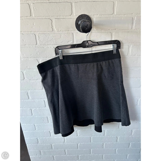 Skirt Mini & Short By Simply Vera In Grey, Size: 16