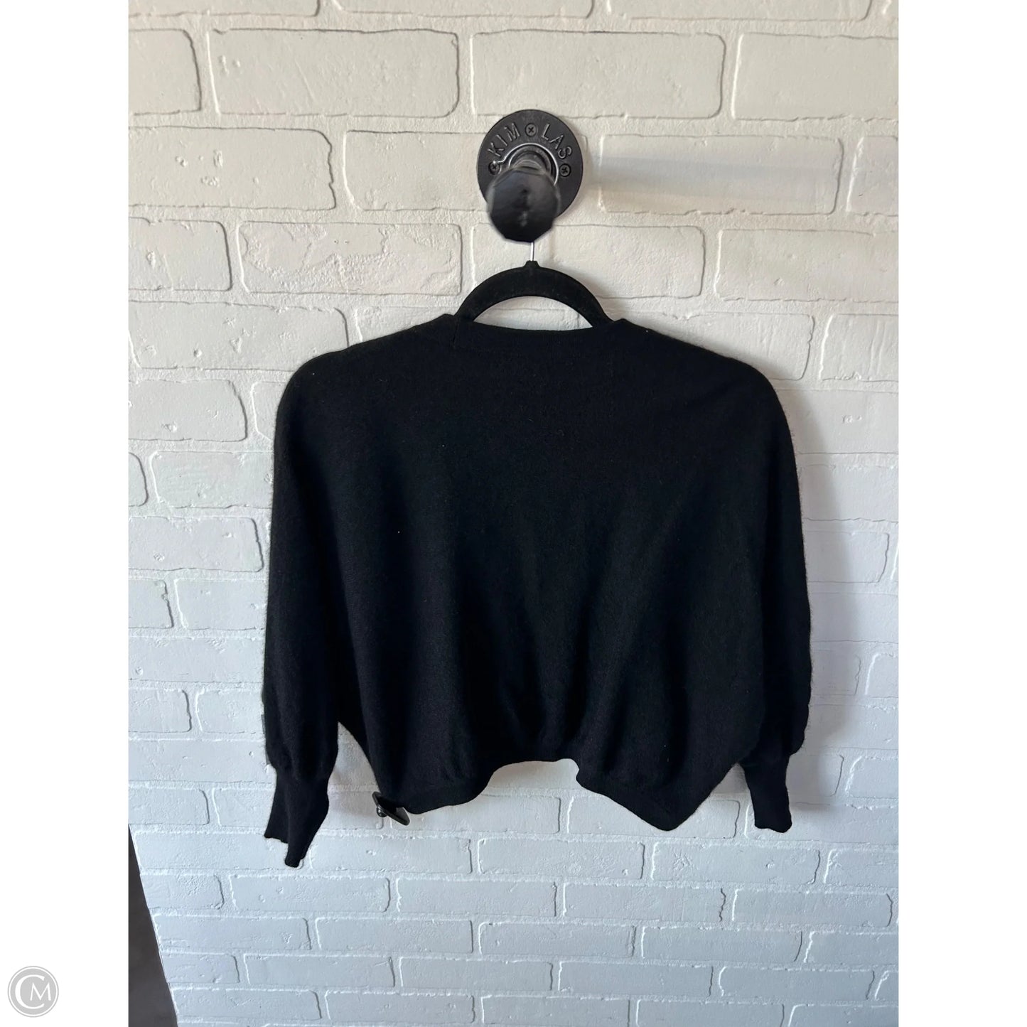 Sweater Cardigan Cashmere By Lord And Taylor In Black, Size: M