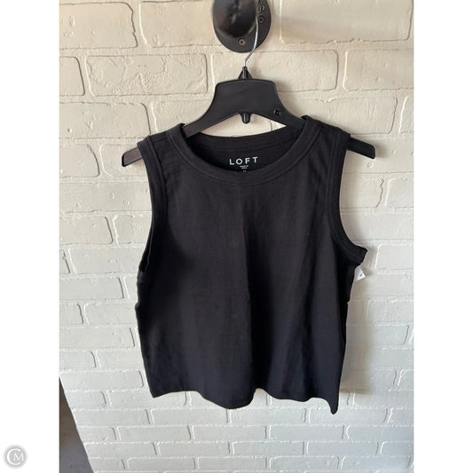Top Sleeveless Basic By Loft In Black, Size: M