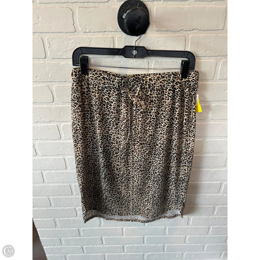 Skirt Midi By Tickled Teal In Animal Print, Size: 8