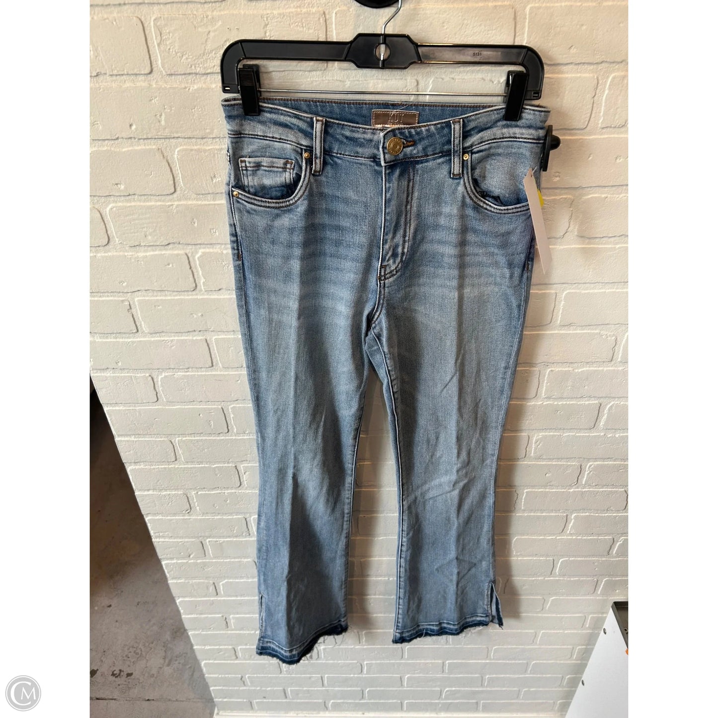 Jeans Flared By Kut In Blue Denim, Size: 2
