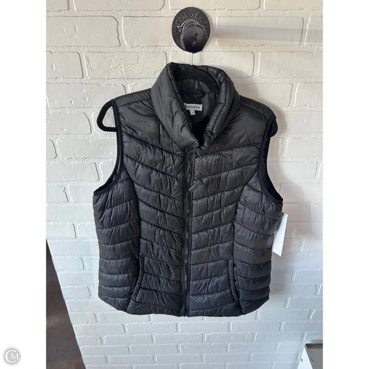 Vest Puffer & Quilted By Clothes Mentor In Black, Size: L