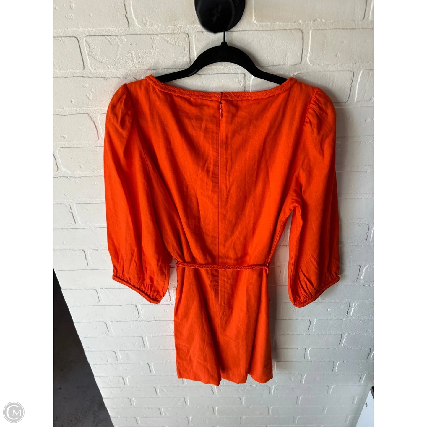Dress Casual Short By Ann Taylor In Orange, Size: S