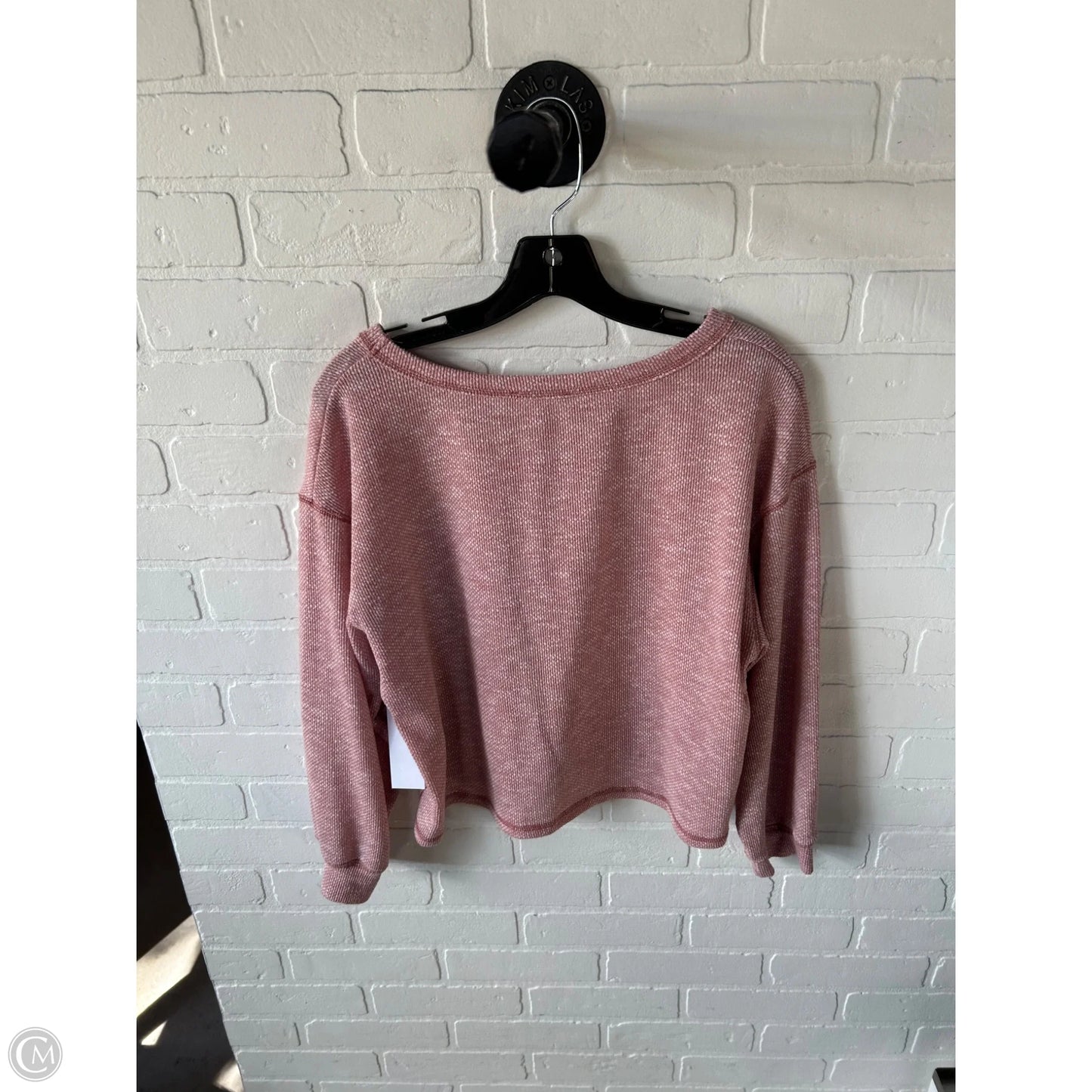 Top Long Sleeve By Lush In Pink, Size: M