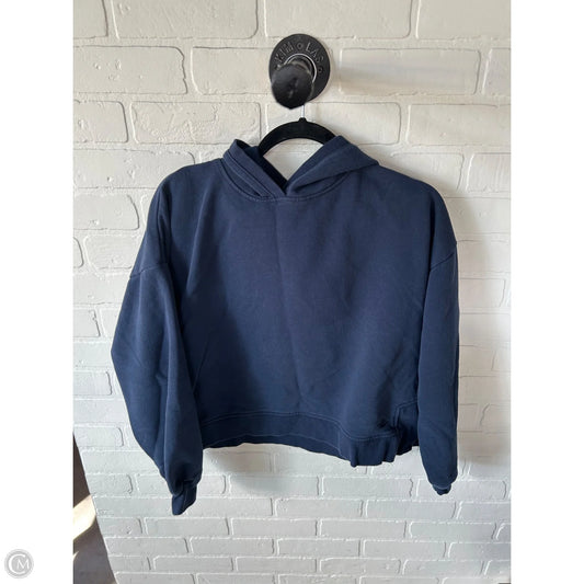 Sweatshirt Hoodie By Orvis In Navy, Size: M