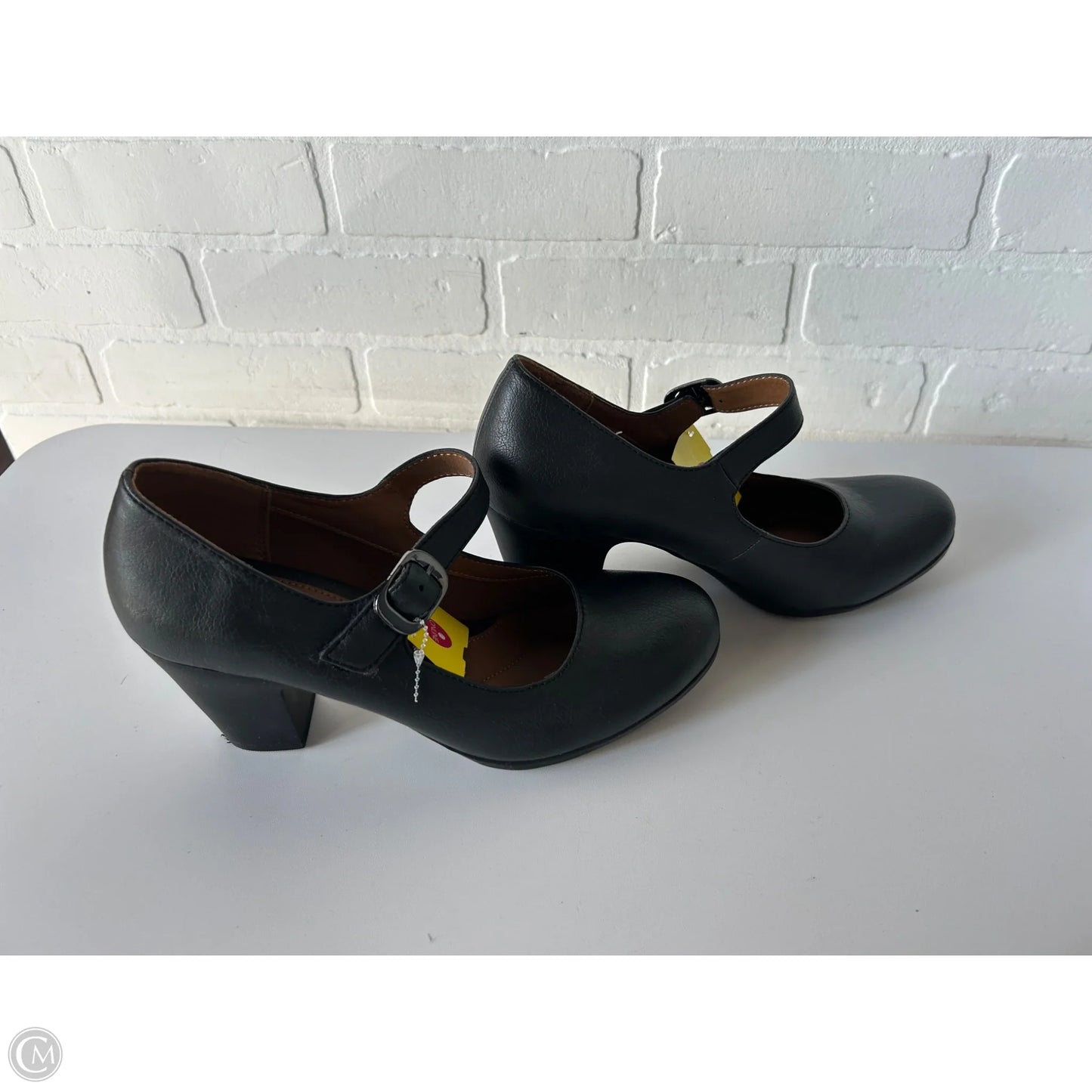 Shoes Heels Block By Sofft In Black, Size: 9.5