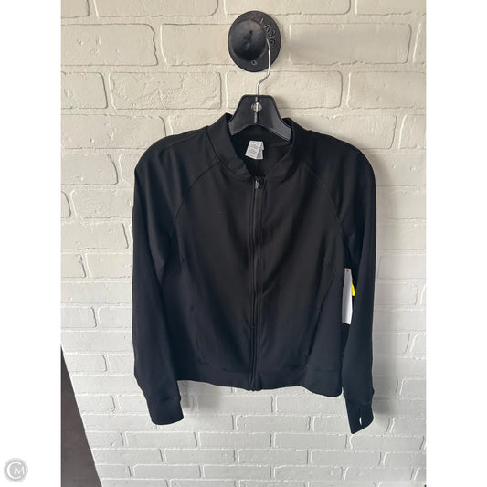 Athletic Jacket By Yogalicious In Black, Size: M