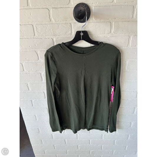 Top Long Sleeve Basic By J. Jill In Green, Size: S